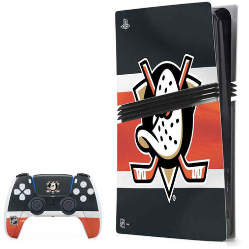 NHL Anaheim Ducks Jersey PS5 Pro Bundle Skin